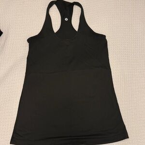 lululemon athletica Dark Green Racerback Tank Top